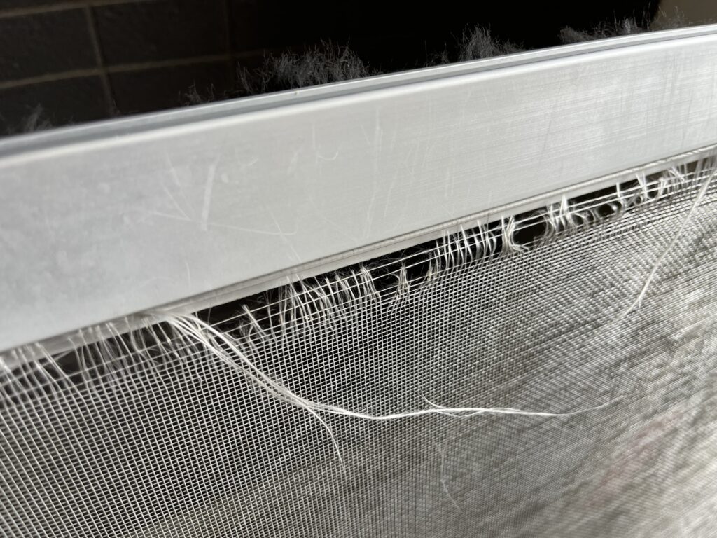 網戸の貼り替え